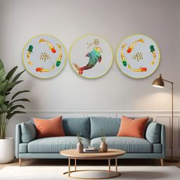 The Castle Decor 3 Piece White & Pink Floral and Botanical Wooden Wall Art-image-26