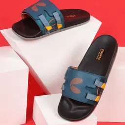 CHUPPS Men Phantom Teal Orange Casual Slider-picture-30
