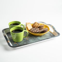 Superware Melamine Mattrix Serving Tray Set-Calmness Matte (Set Of 3) image 3