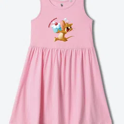 Wear Your Mind Kids-Girls 1 Graphic Print Fit & Flare Dress-image-26