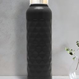 Allo Black Stainless Steel Leakproof Diamond Cap Water Bottle 1000 ml-29