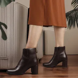 ELLE Women Block-Heeled Regular Boots-picture-20