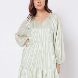 Vero Moda Striped A-Line Dress-image-18