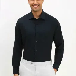 Allen Solly Black Regular Fit Floral Print Shirt-image-82