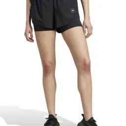 Adidas Black Regular Fit Sports Shorts-picture-10
