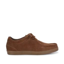 Carlo Romano Men's Dark Tan Derby Shoes-image-22