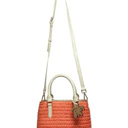 Hie Peach Textured Medium Sling Handbag-16