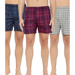 XYXX Blue & Red Cotton Boxers (Pack of 3)-picture-26
