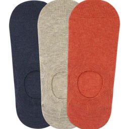 BALENZIA Multicolor Loafer Socks - Pack of 3-image-88