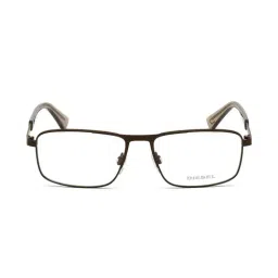 Diesel Brown Rectangular Eye Frames for Men-picture-15