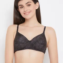 Clovia Black Non Wired Padded Full Coverage Bra-picture-18
