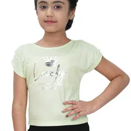 Tiny Girl Light Green Printed Top-image-78