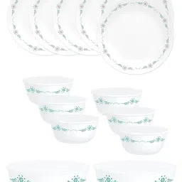 Corelle Livingware 14 Pc Basic, Mini, Starter Dinner Set Katori - English Garden-image-53