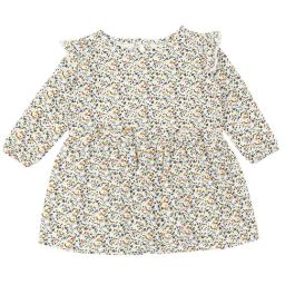 Mee Mee Kids Off White Printed Dress-image-11
