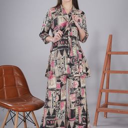 FIMS Print Fit & Flare Maxi Dress-image-13