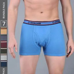 Dollar Bigboss Assorted Cotton Regular Fit Trunks - Pack Of 7-picture-16