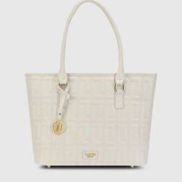 LAVIE LUXE White Quilted Large Tote Handbag-image-79