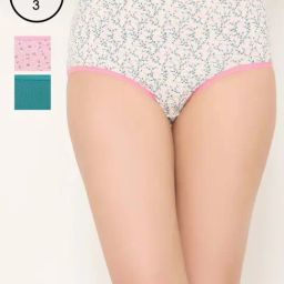 Clovia Multicolor Regular Fit Floral Print Panties-image-79