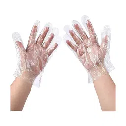 Ladwa Disposable Gloves for Food Service, Cooking, Cleaning, Hair Coloring Transparent Standard Size, LSI-THG-50 (Pack of 50 Pair)-image-6