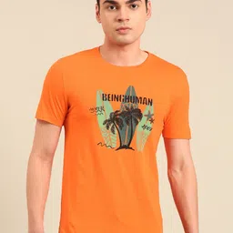 Being Human Printed Pure Cotton T-shirt-image-87