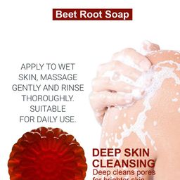 GROOVY Cinnamon Spice Beet Root Bathing Soap - 100 g image 2