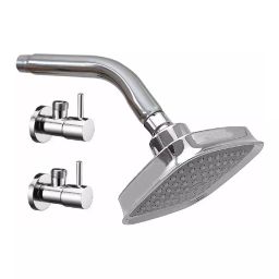Fastgear Turbo Bathroom Faucet Set Stainless Steel Chrome Finish Silver, FG2292 ( Pack of 3)-image-84