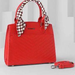 Van Heusen Red Textured Handbag-image-84