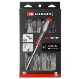 FACOM Prot Screwdriver Set Standard Black/Silver, AT.7PB (Set of 7 Pcs)-10