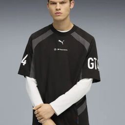 Puma Black BMW MMS Lifestyle Printed Relaxed Fit Tee-picture-14