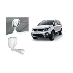 Auto Pearl Front Fender Wide Angle Mirror Bonnet Mirror for Hexa (Small, White)-0