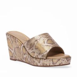 Eridani Women's Ashley Gold Wedge Sandals-image-52