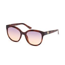 Guess GUS78775353ZSG Brown UV Protected Oval Sunglasses for Women-23