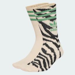 Adidas Originals Pink x FARM Rio Animal Effect Calf Socks Pair of 2 - S-picture-2