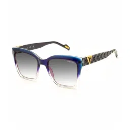 Guess GUS001855483BSG Grey UV Protected Square Sunglasses for Women-picture-36