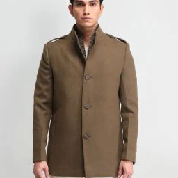 Arrow Sport Beige Solid Casual Jackets And Blazers-image-74