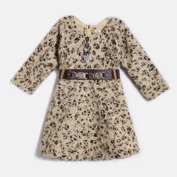 BAESD Girls Pure Wool Fit & Flare Dress-picture-47