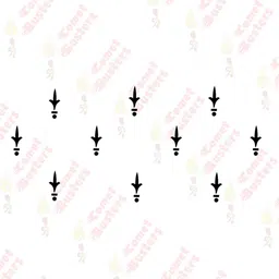 Comet Busters 10 Pcs Black Reusable Solid Bindi image 4