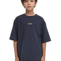 Rare Ones Boys Navy Cotton Graphic T-Shirt-image-95