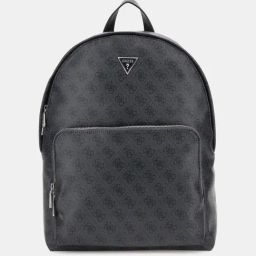 Guess Men Grey Printed PU Backpack-86