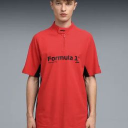 Puma Pop Red Formula 1 75yrs Printed Regular Fit Polo T-Shirt-picture-16