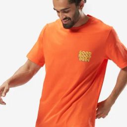 Domyos By Decathlon Orange Slim Fit Printed Sports T-Shirt-picture-30