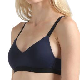 Calvin Klein Underwear Blue Shadow Solid Regular Fit Bra-image-88