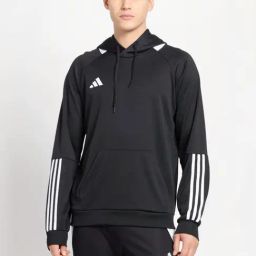 Adidas Black Slim Fit Hooded Sweatshirt-picture-33