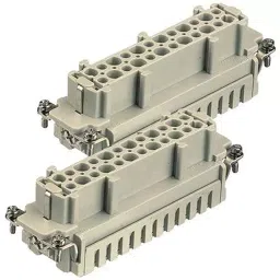 Harting Heavy Duty Connector Inserts / Modules RECTANGULAR HAN INSERT, FEM, 48WAY SCREW, 09330242711-8