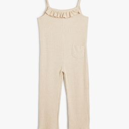 Koton Girls Striped Basic Jumpsuit-picture-9