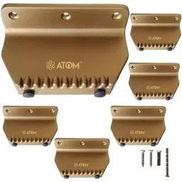 Atom White Metal Gold Handsfree Foot Operated Door Opener, DS-SNP-GOLD-106 (Pack of 6)-picture-33