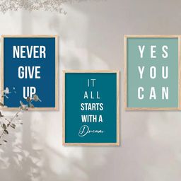 WALLLANE 3 Piece Framed Abstract Theme Home Decor Wall Art-image-36