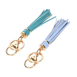 Sassora Set Of 2 Leather Tassel Design Key Chain-image-21
