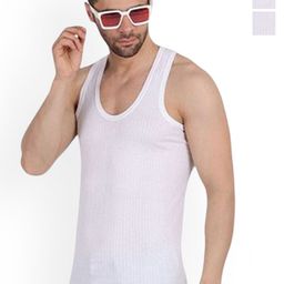 CAVENDERS Pack Of 3 Pure Cotton Scoop Neck Gym Vests C2=-=SWIFT----==3- ---85-48