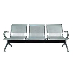 Rose Metro 3 Seater Waiting Chair Fixed Arm Mild steel-image-23
